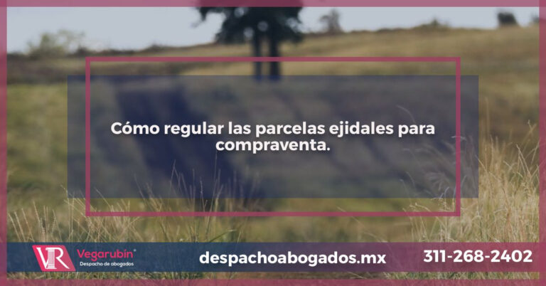 Cómo regular las parcelas ejidales para compraventa.